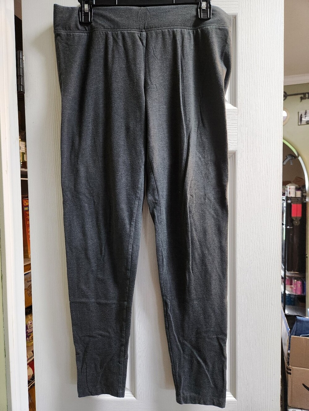 Charcoal Gray Stretch Pants